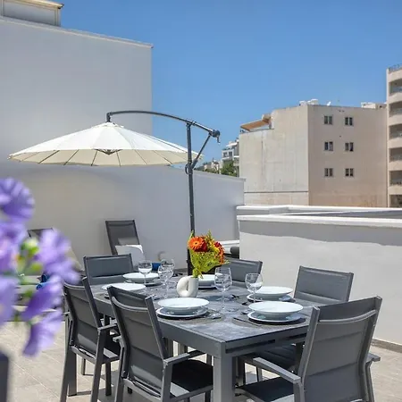 Elegant 2br Penthouse With Terrace And Jacuzzi In St Julians Apartman