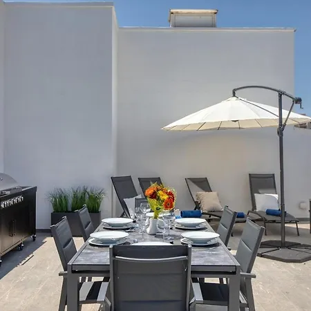 Elegant 2br Penthouse With Terrace And Jacuzzi In St Julians * San Ġiljan